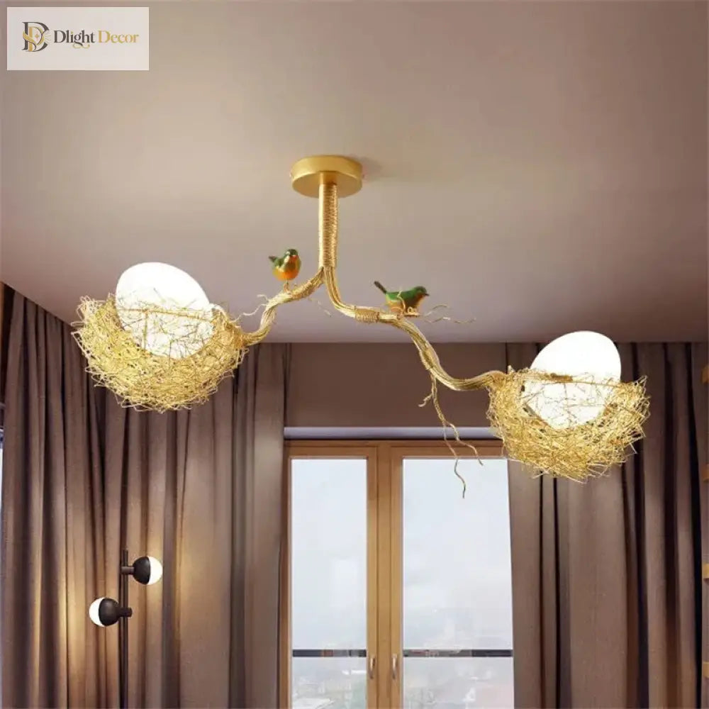 LED Modern Gold Ceiling Light | Kitchen Island Lighting
