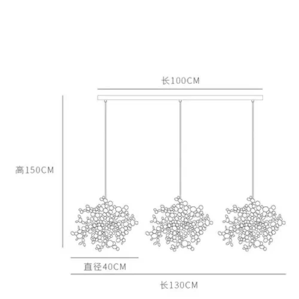 LED Nordic Chandelier | Modern Dining & Kitchen Lighting