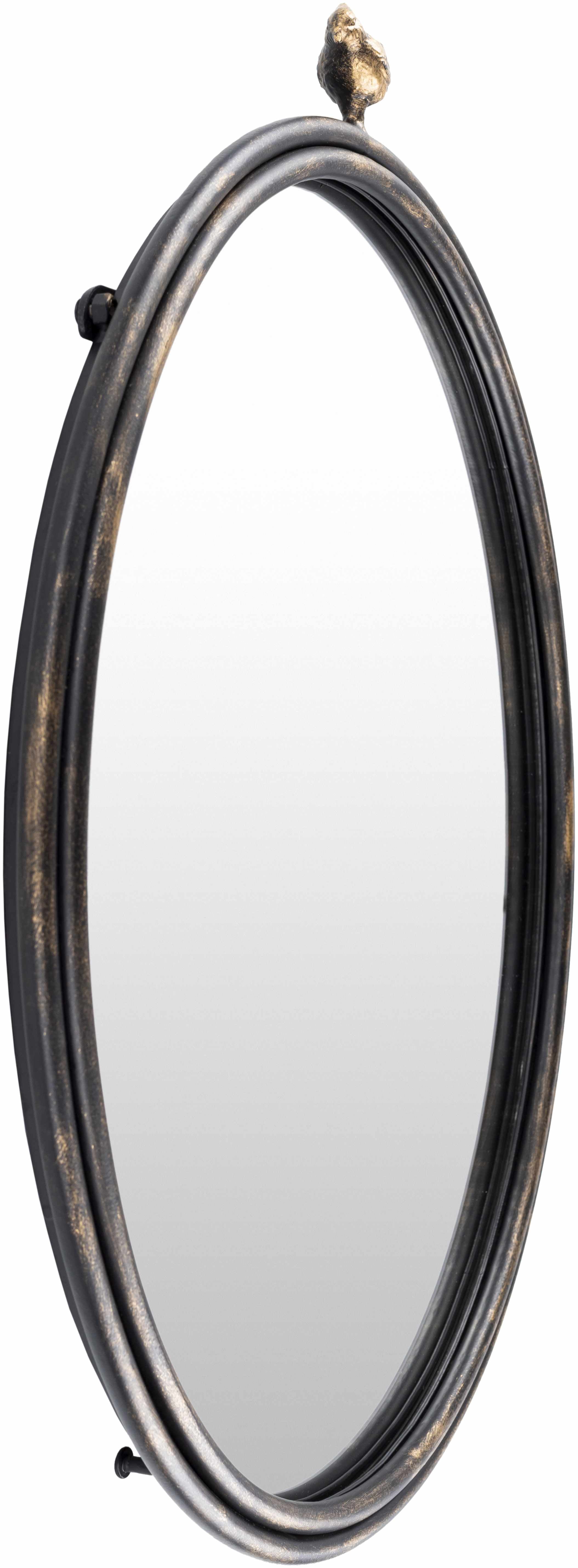 Loughlinstown Gold Frame Round Mirror-4
