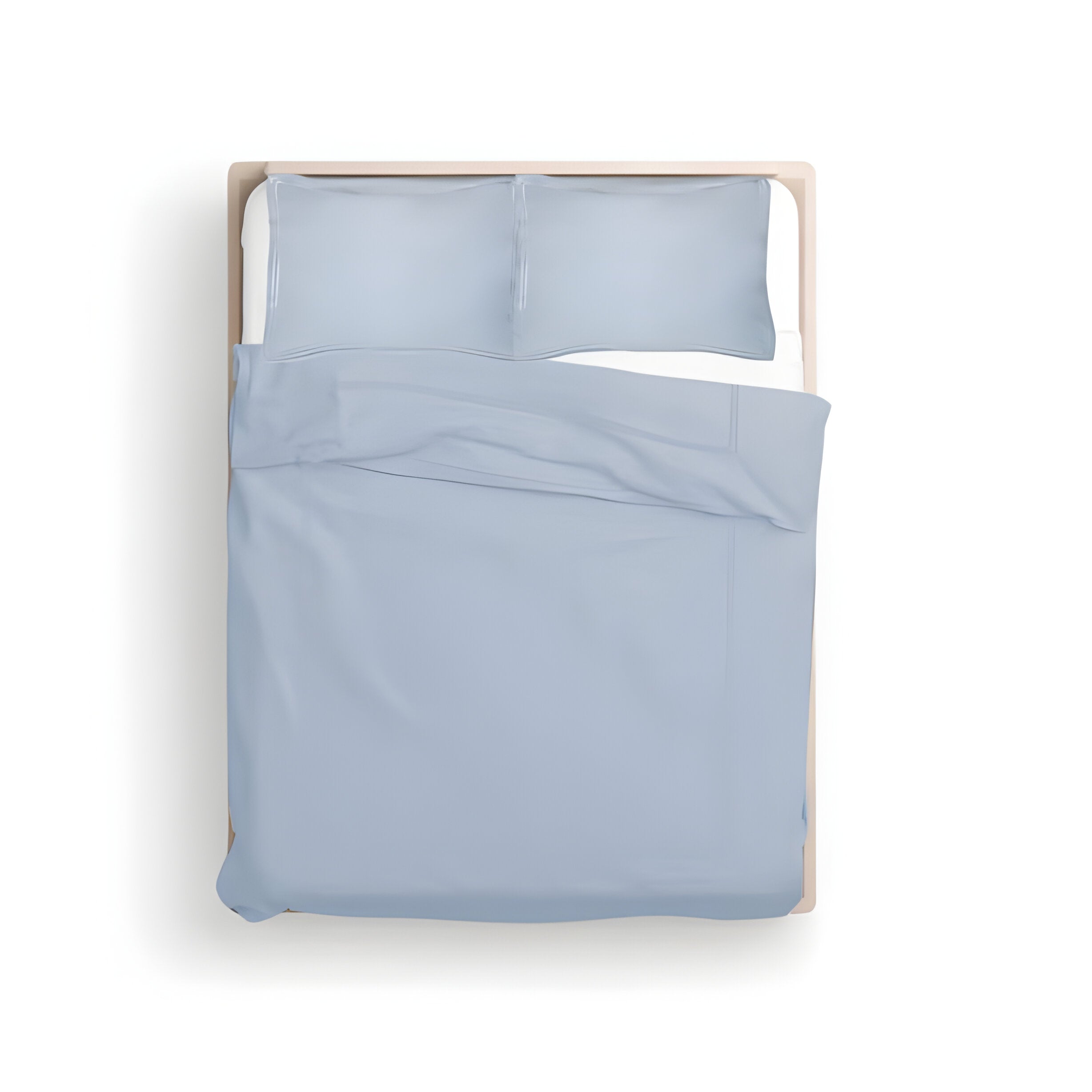400TC Cotton Luxurious Double Embroidery Sateen Solid Duvet Cover Set