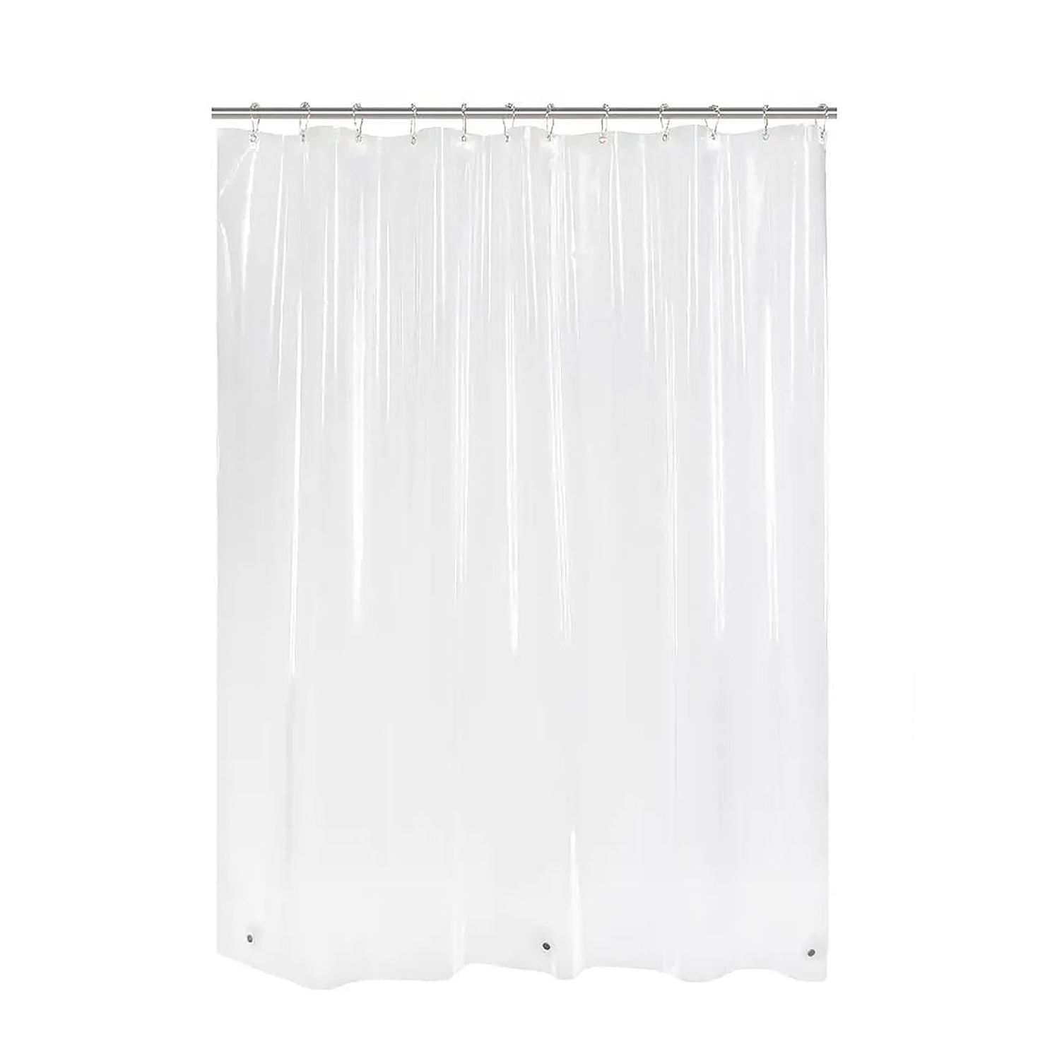 70" x 72" - Clear Transparent Vinyl Shower Curtain Liner Waterproof