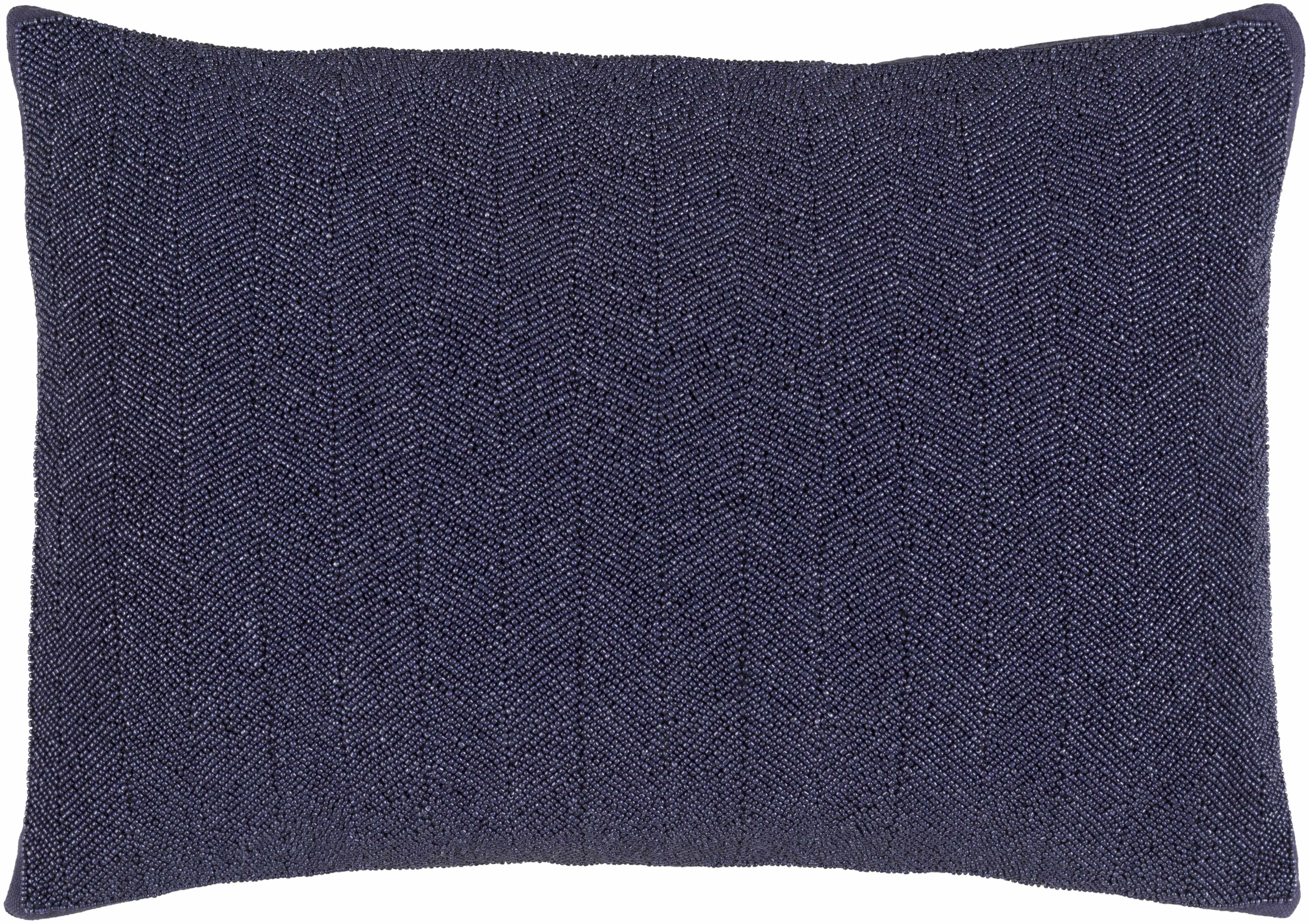 Allansford Dark Purple Chevron Accent Pillow - Clearance-1