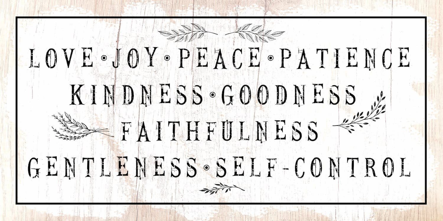 Love Joy Peace - Canvas