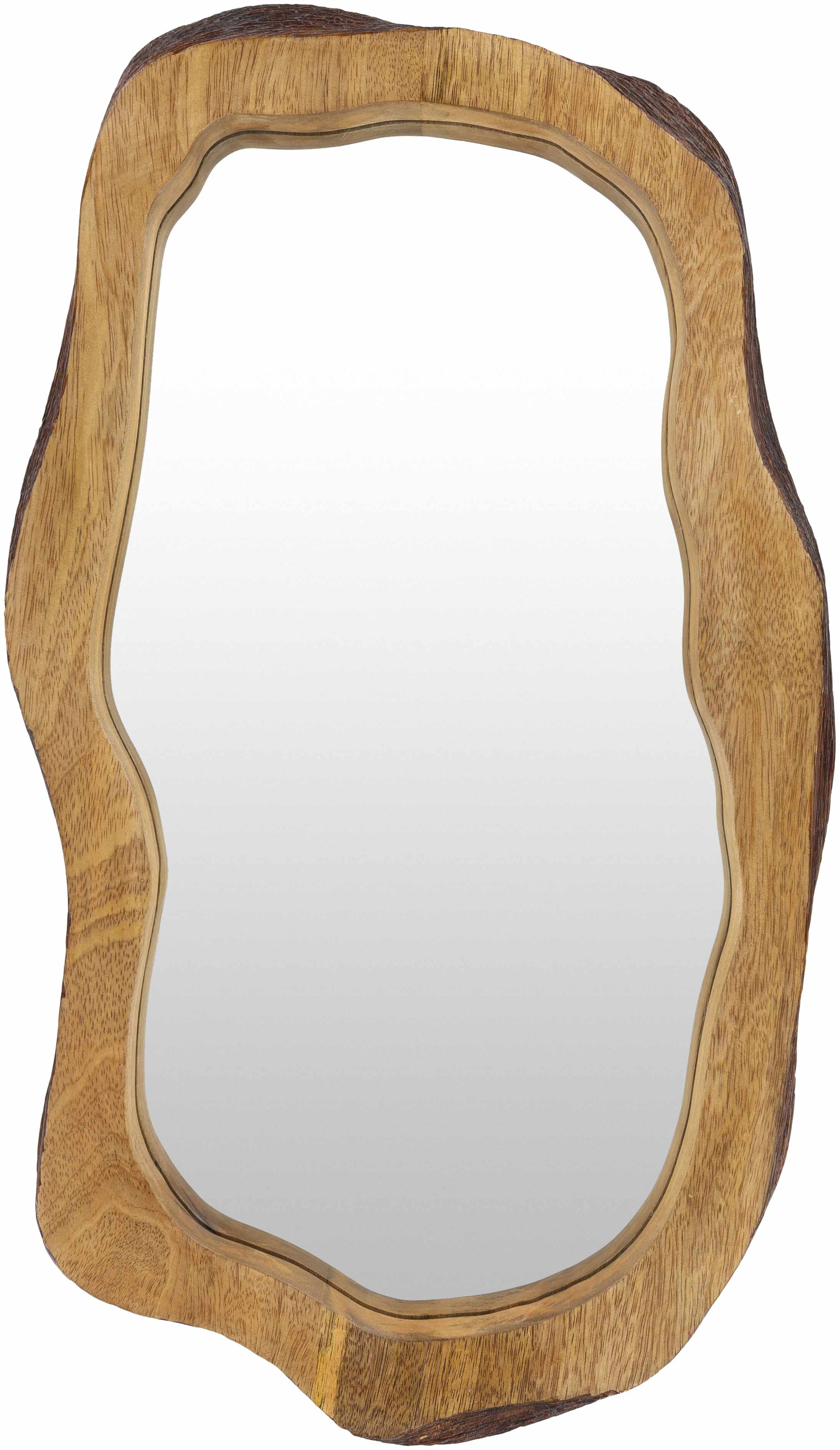 Louiseville Gold Frame Round Mirror-0