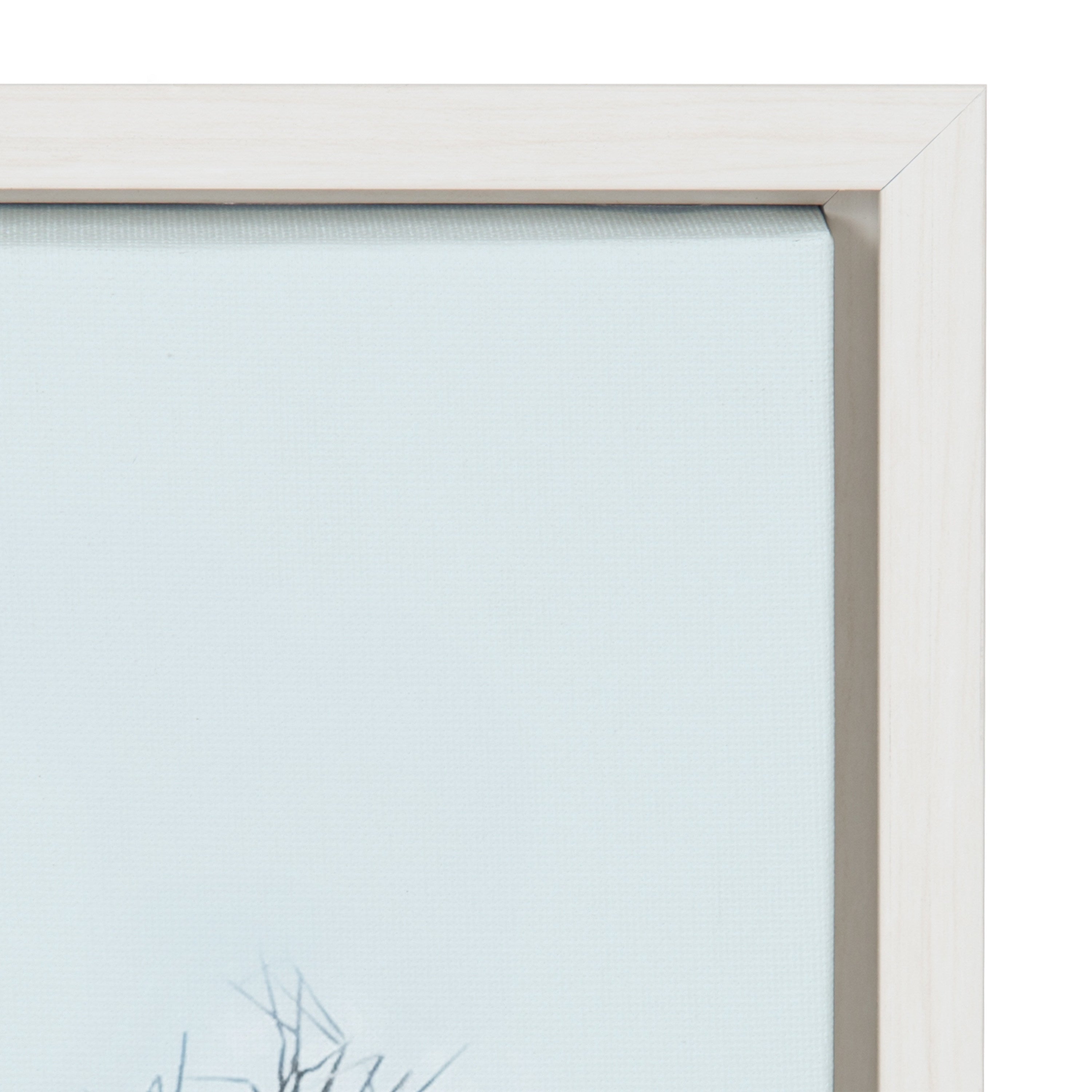 Sylvie One Coconut Palm Tree Framed Canvas by The Creative Bunch Studio