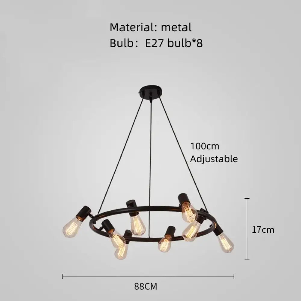 Lucie Adjustable Chandelier | Modern Dining Room Lighting
