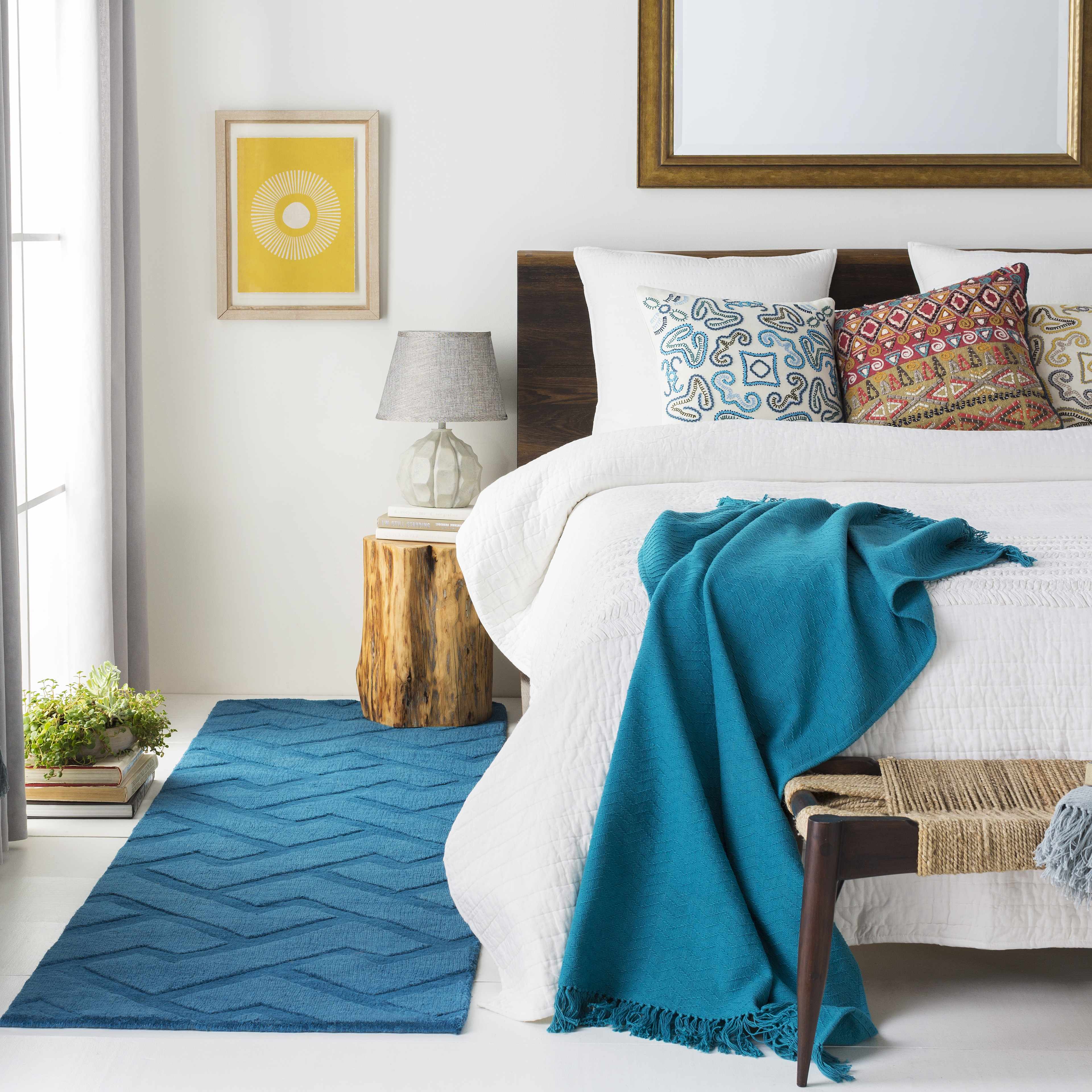Chiconcuac Aqua Throw Blanket-3