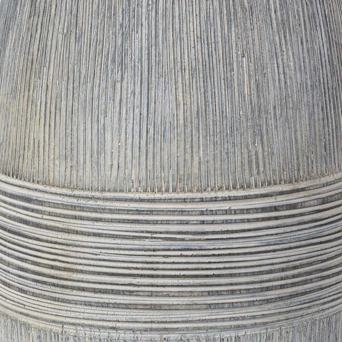 Mabayo Ribbed White Ceramic Table Lamp-4