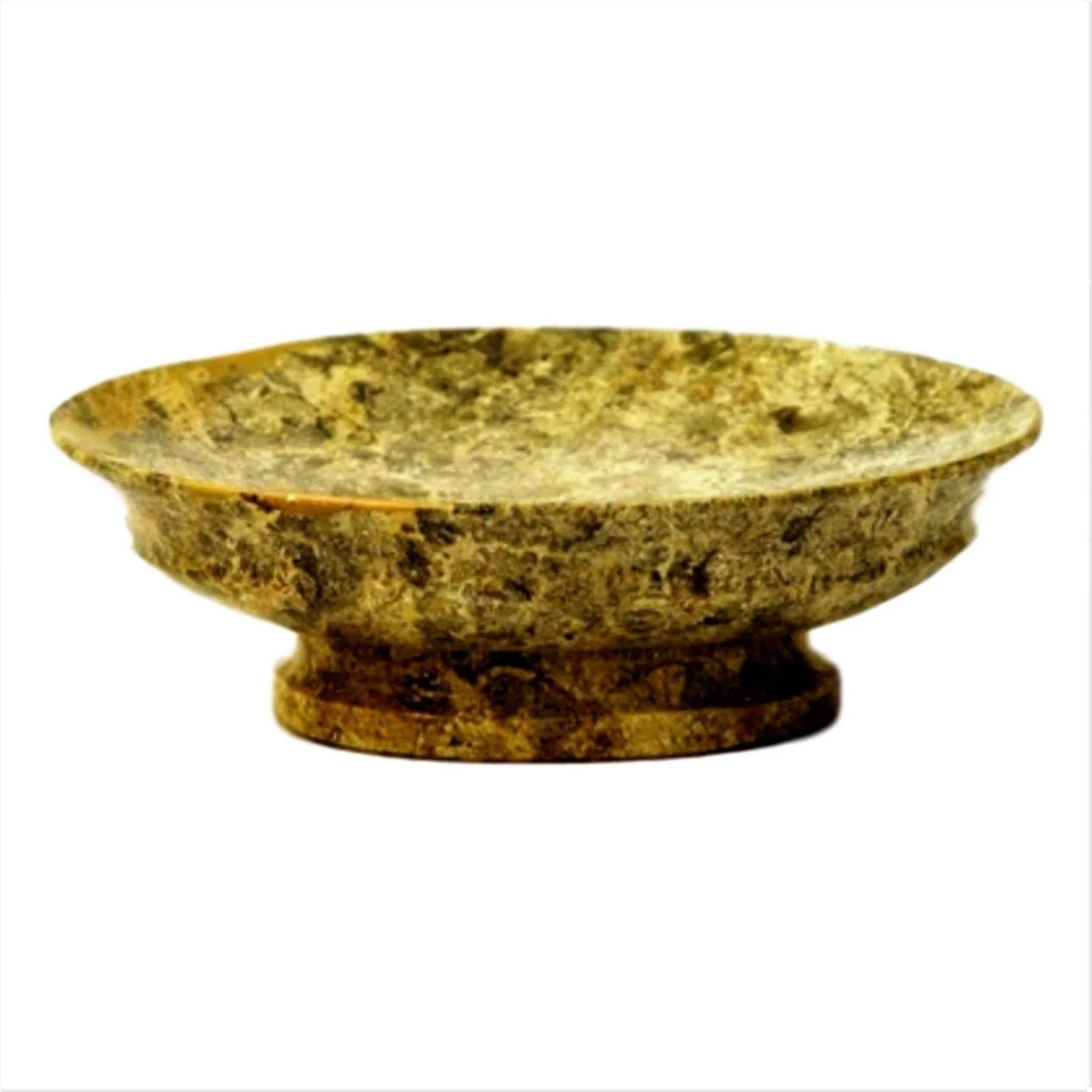 Marble Soap Dish of Fossil Stone Bathroom Accessories