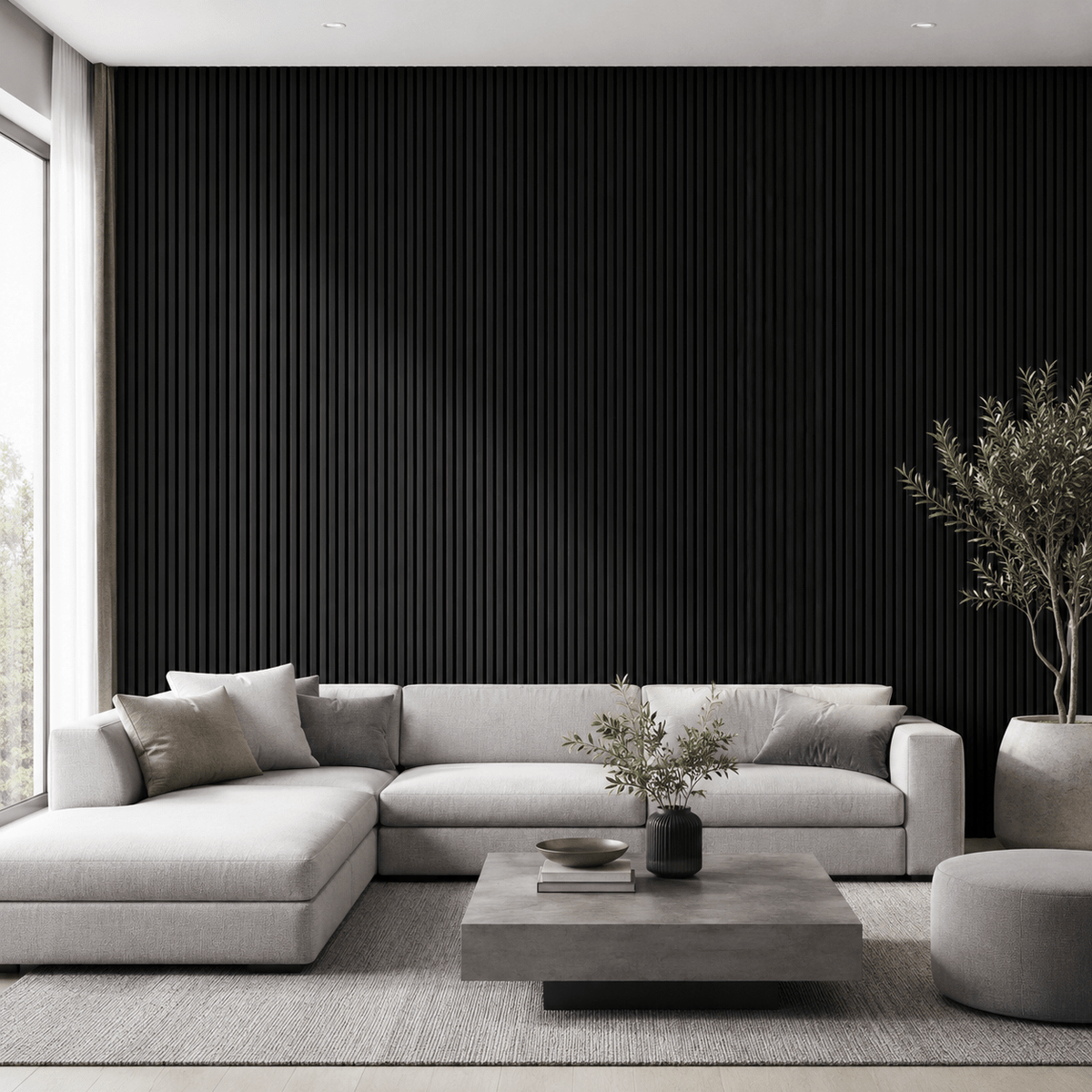ARQ® Acoustic Colored Wooden Wall Slat Panel