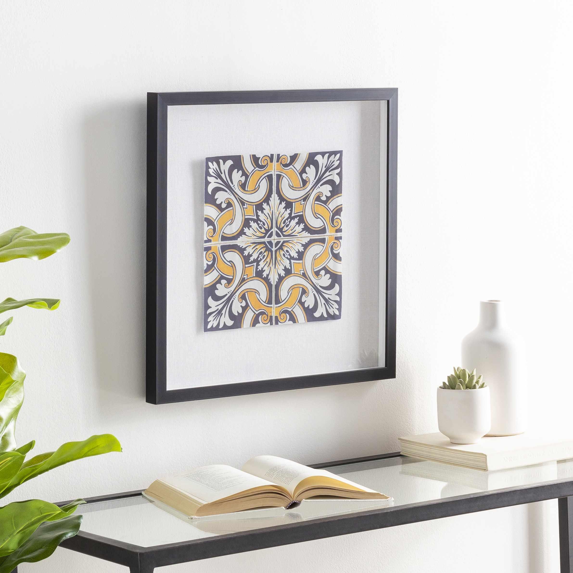 Mazgirt Majestic Black Frame Wall Art Piece - PRHOMZ