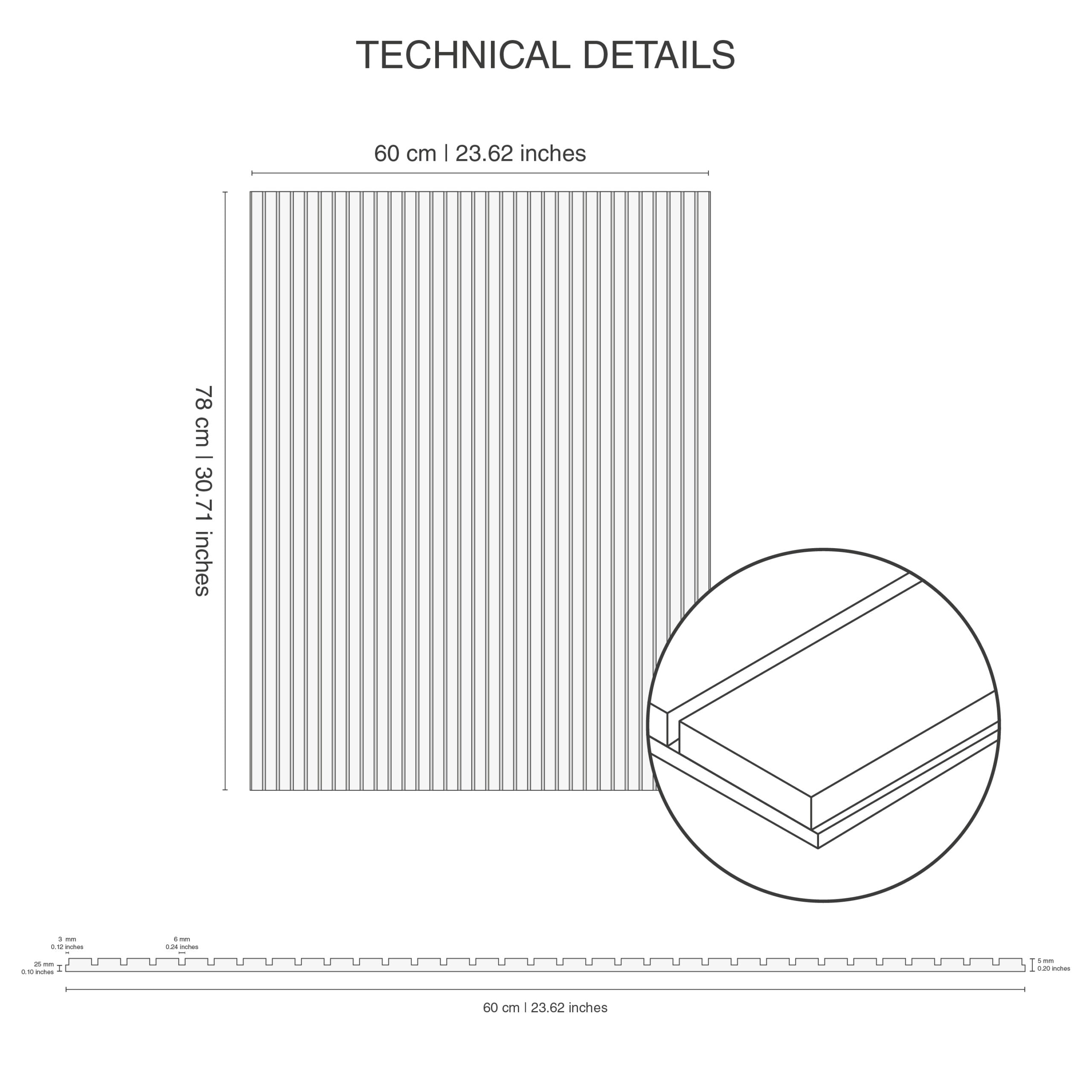 White Bars 3D Wainscot-4