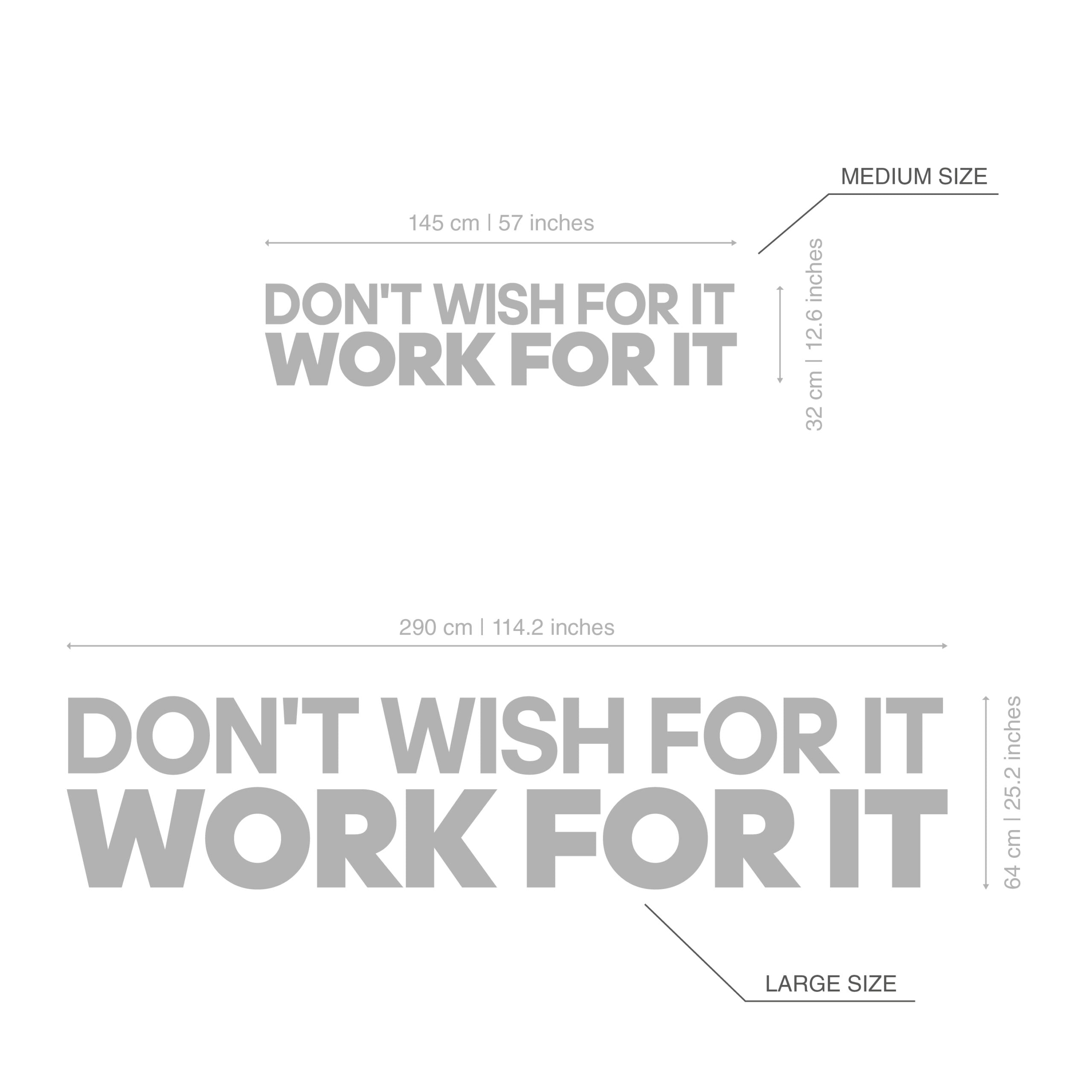 Work for It 3D Gym Wall Art-2