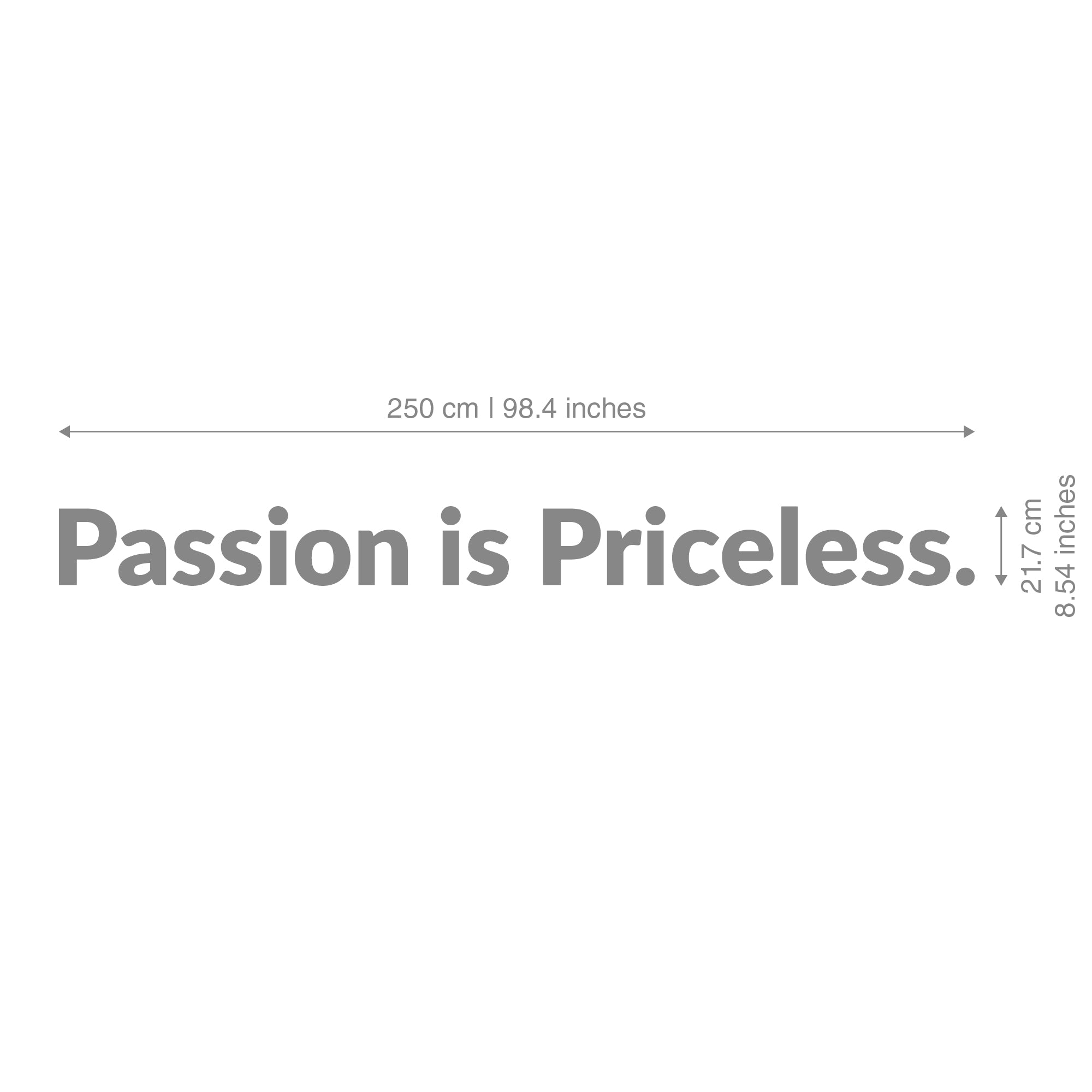 Passion is Priceless 3D Office Sign-2