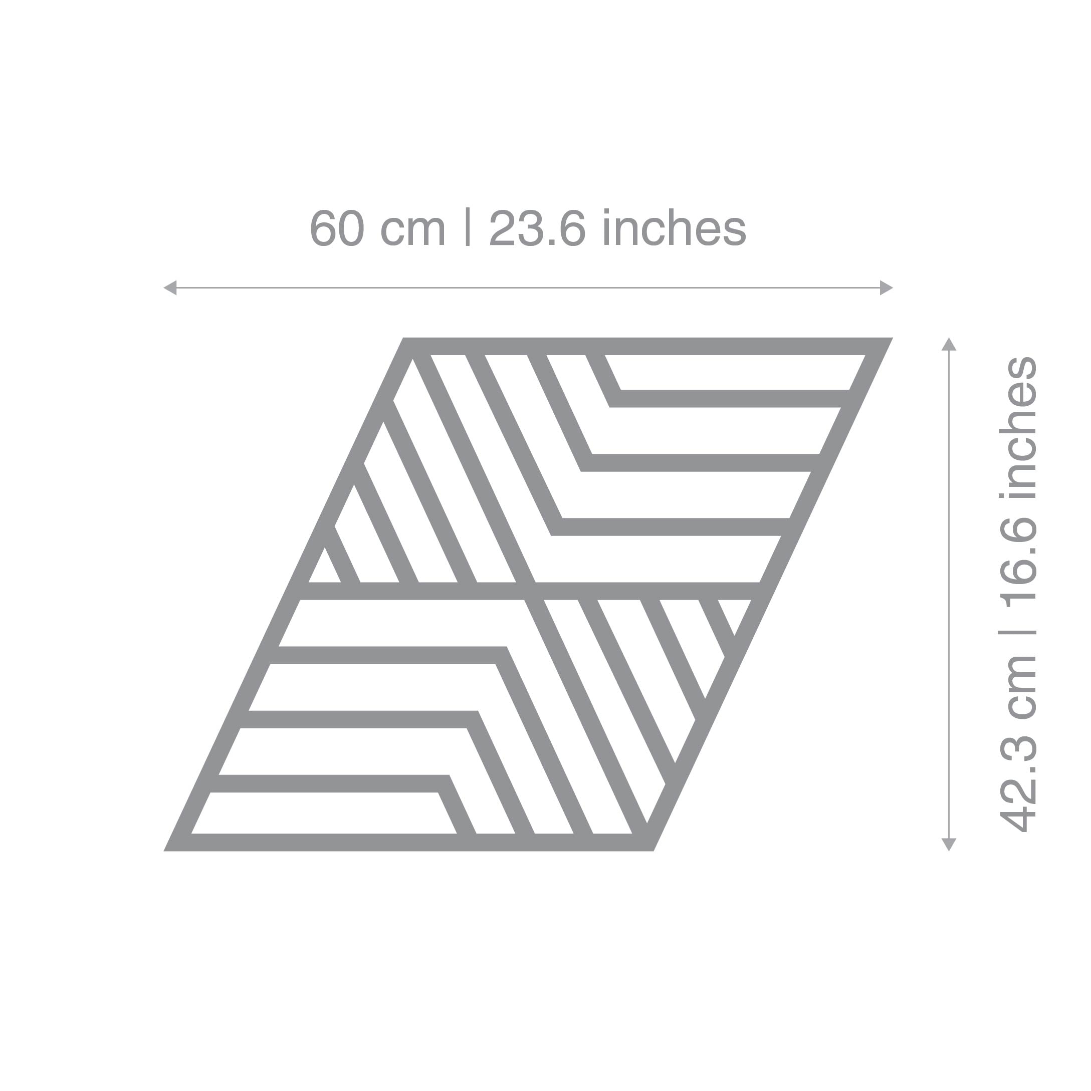 Parallelogram 3D Wall Panels-3