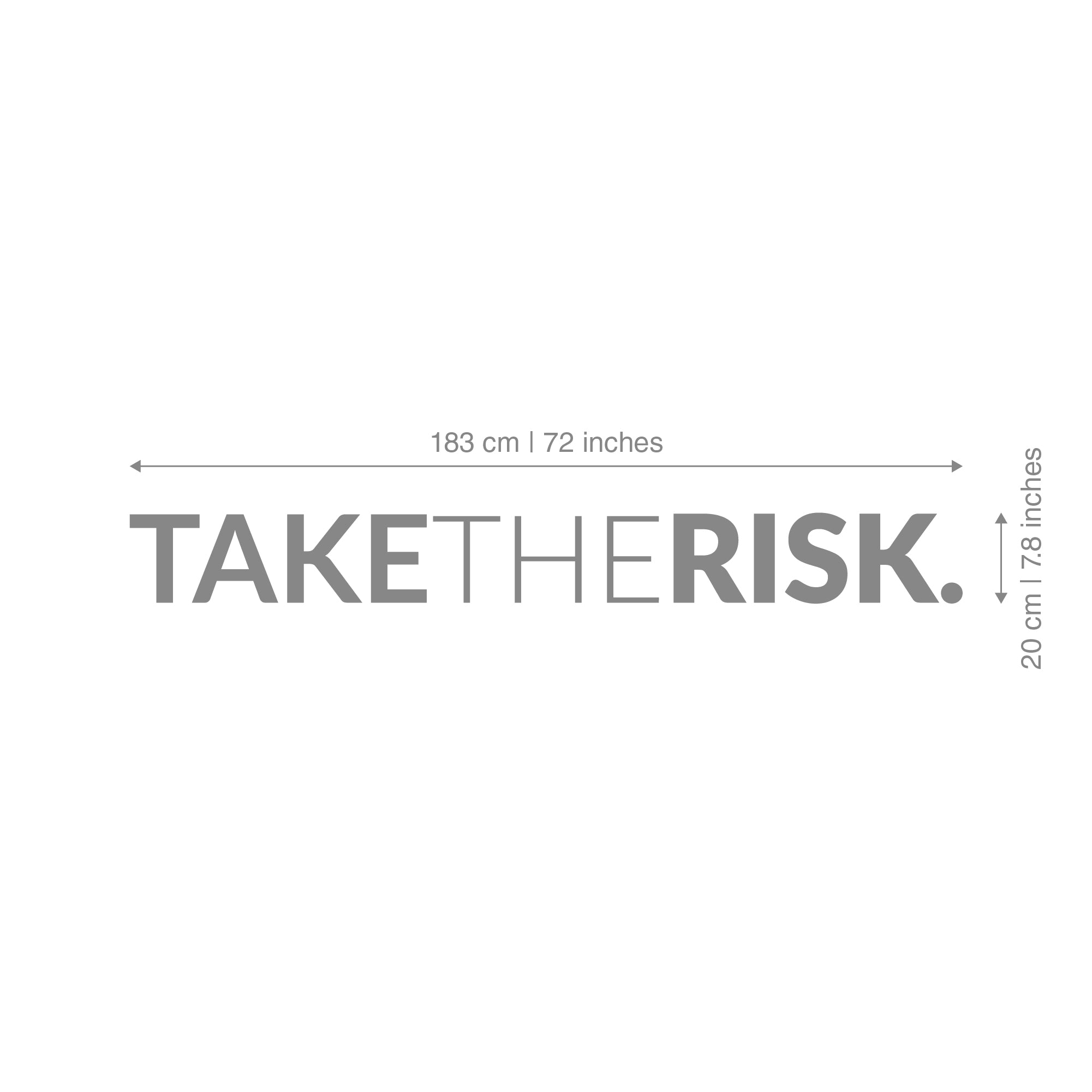 Take the Risk 3D Office Wall Decor-3