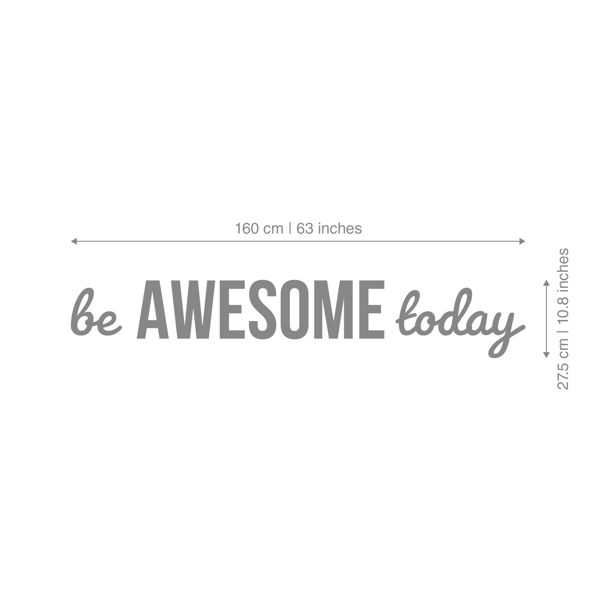 Be Awesome Today 3D Office Wall Decor-2