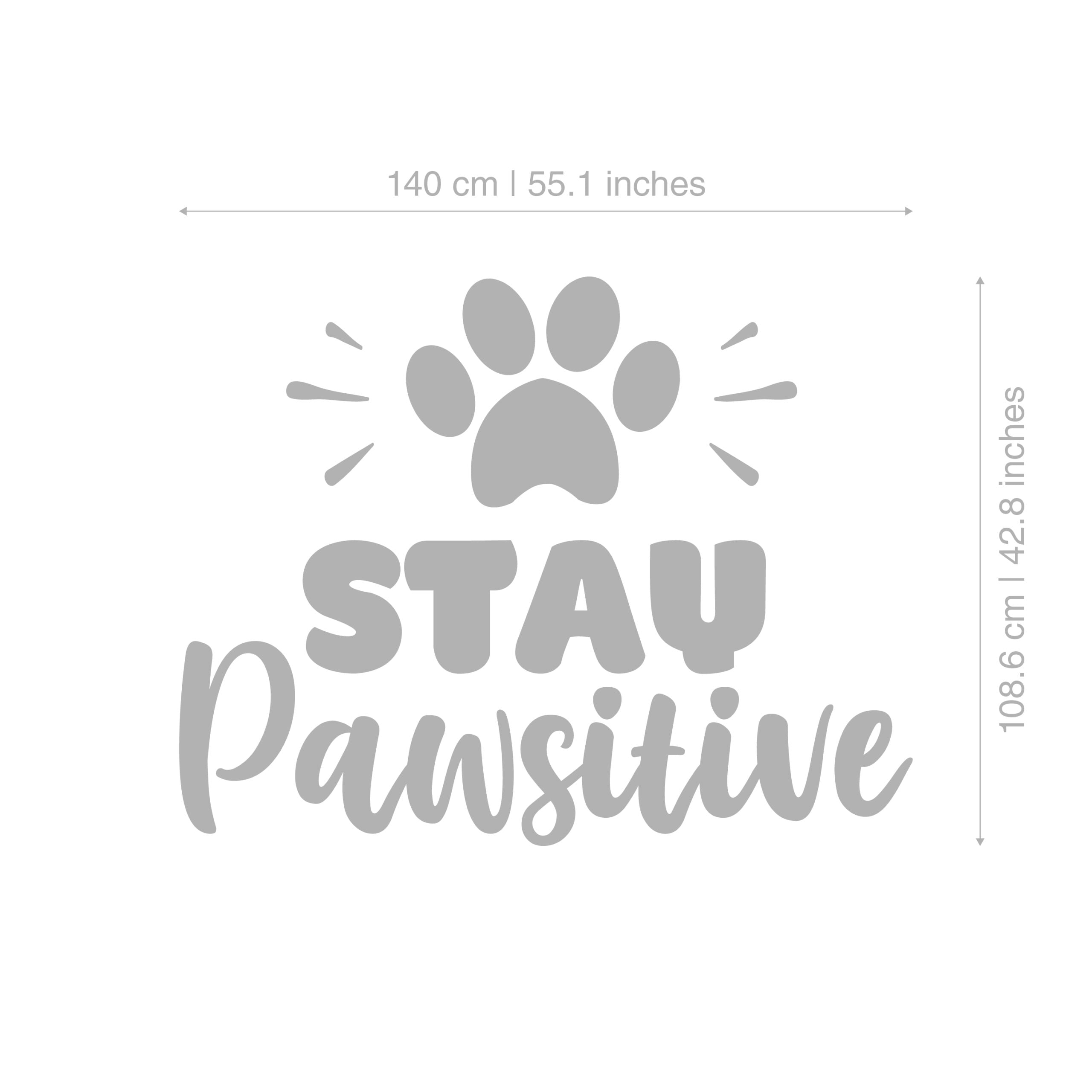 Stay Pawsitive | 3D Vet Sign-2