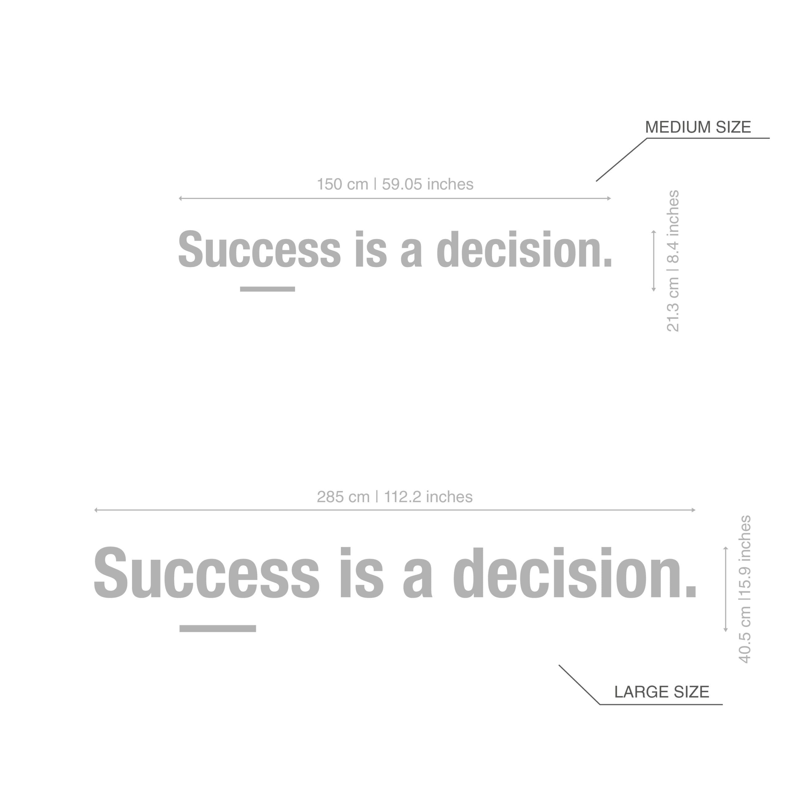 Success Is A Decision Office Decor-2