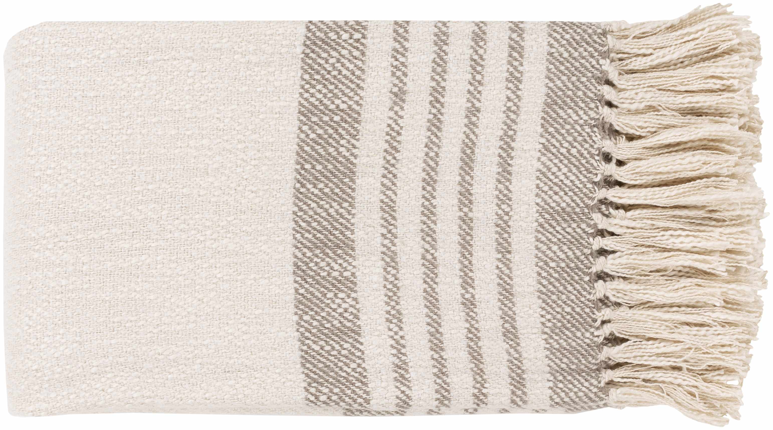Medomak Cotton Throw Blanket with tassels-1