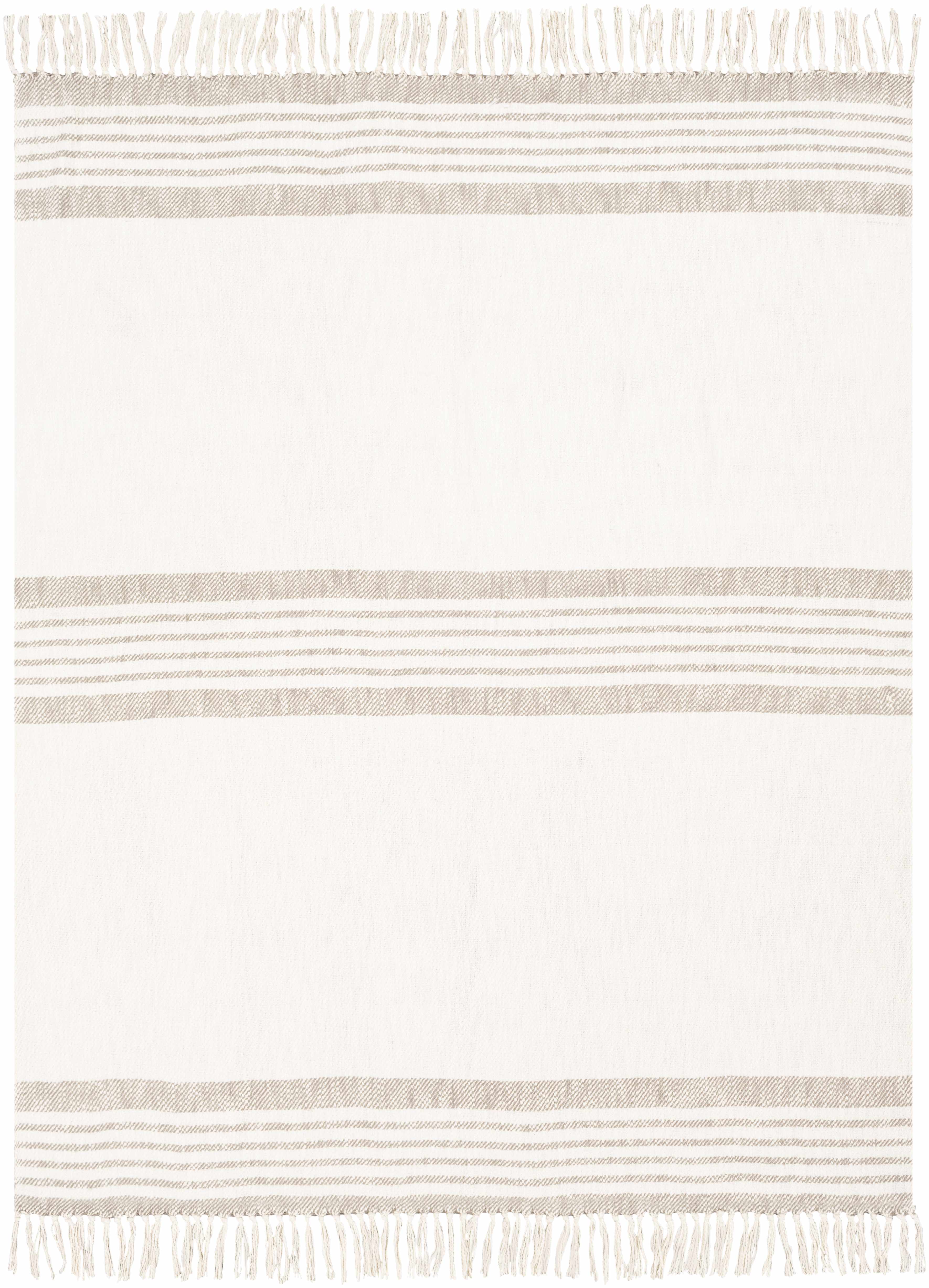 Medomak Cotton Throw Blanket with tassels-3