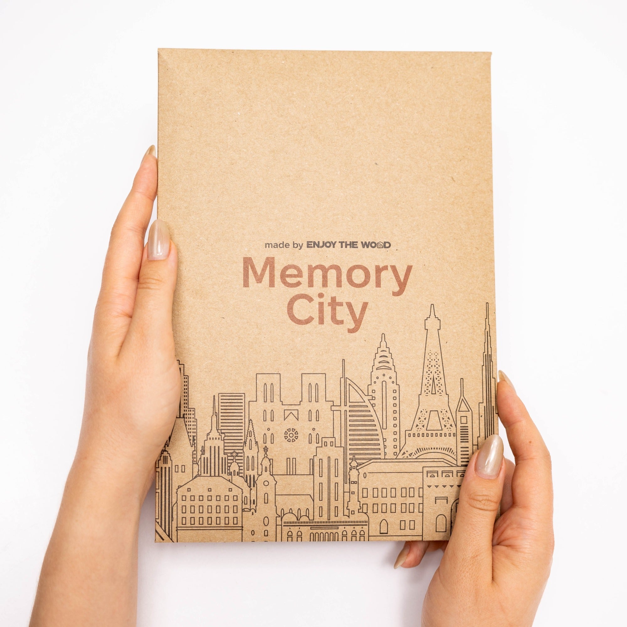 Wooden Travel Decor Memory City – USA Buildings