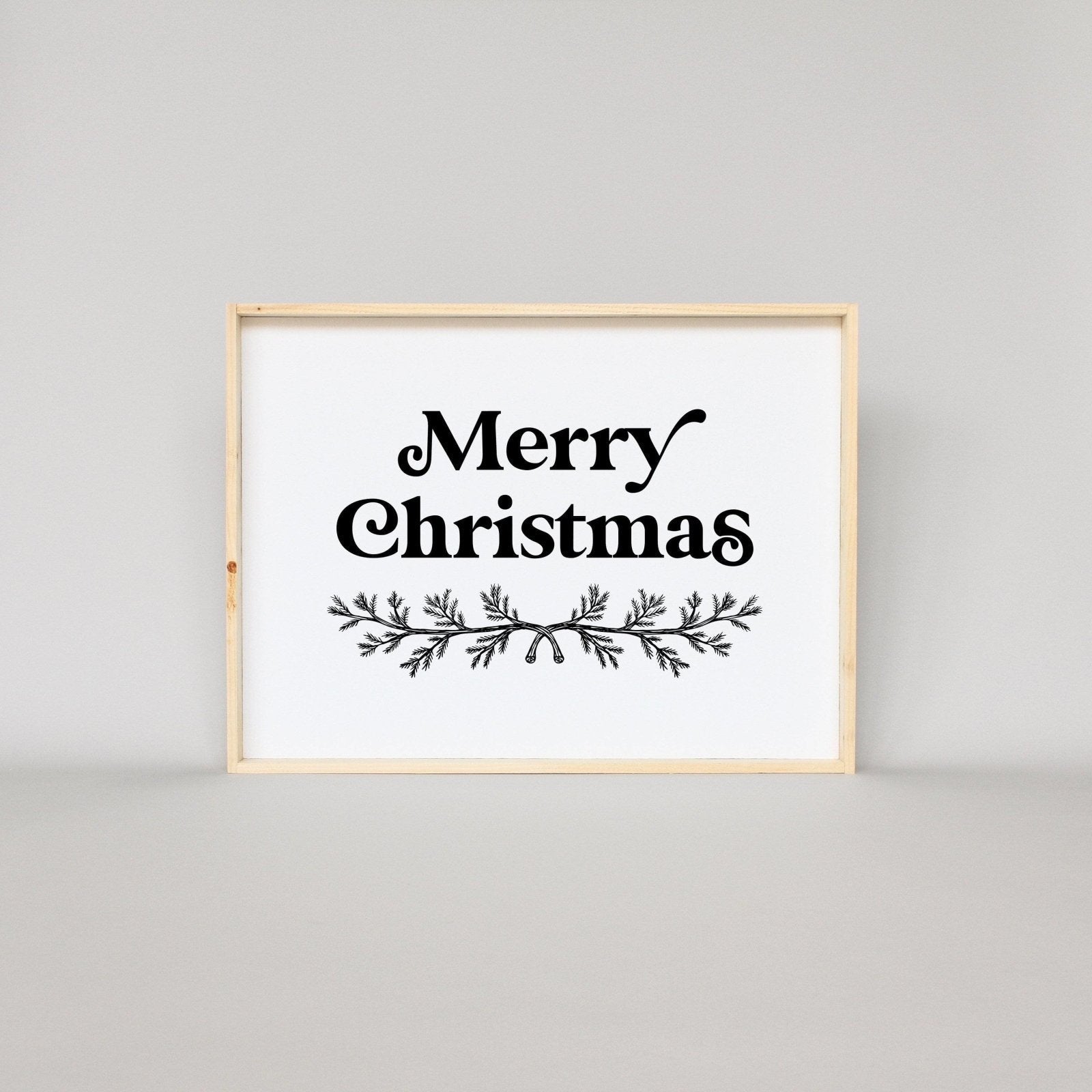 Merry Christmas (18"x24") Wood Sign-7