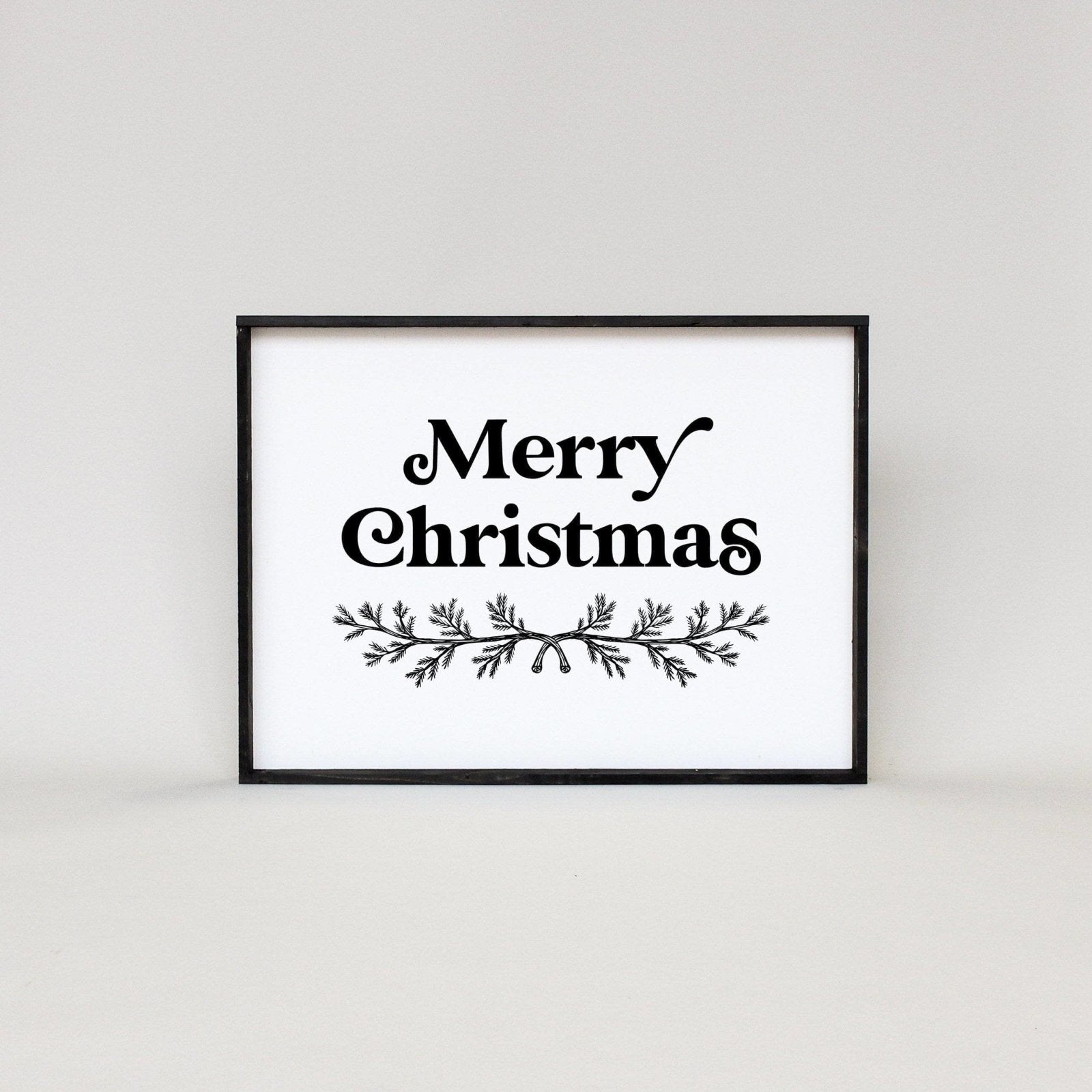 Merry Christmas (18"x24") Wood Sign-5