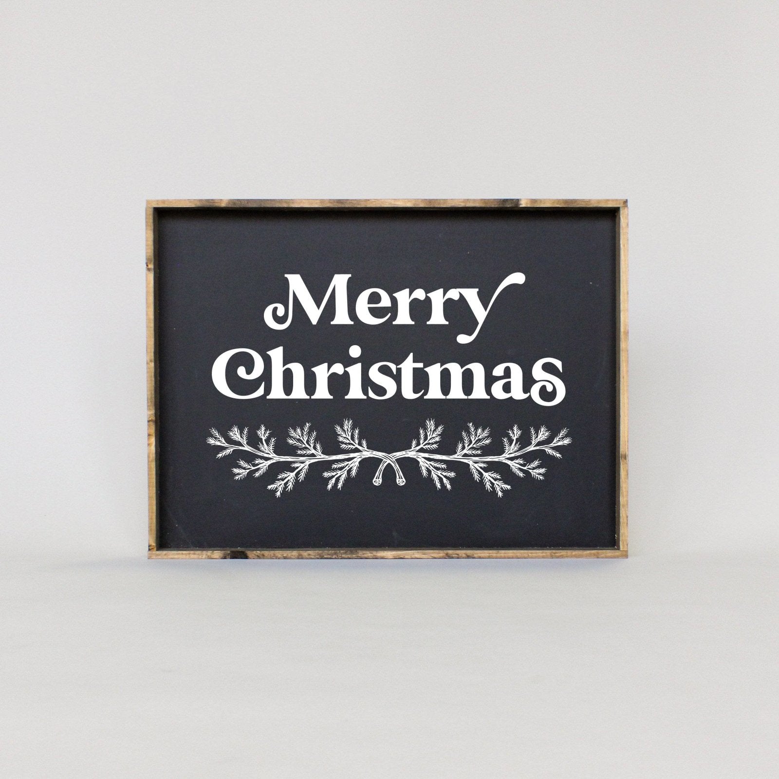 Merry Christmas (18"x24") Wood Sign-8