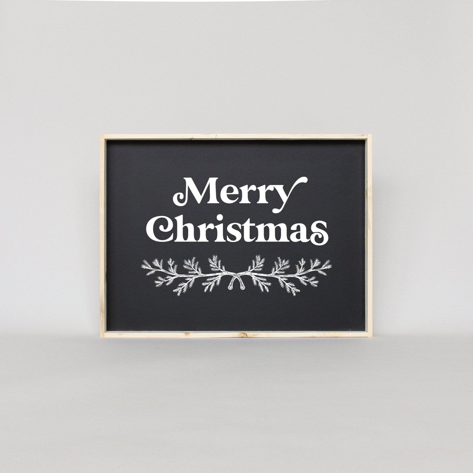 Merry Christmas (18"x24") Wood Sign-11