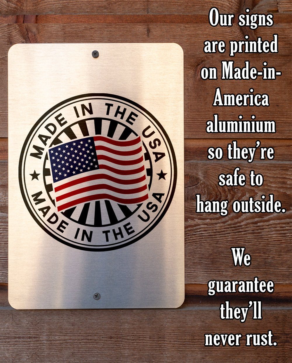 Drop Your Pants Here - Metal Sign