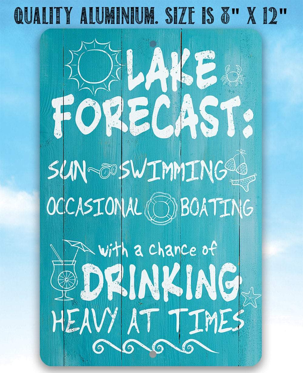 Lake Forecast - Metal Sign