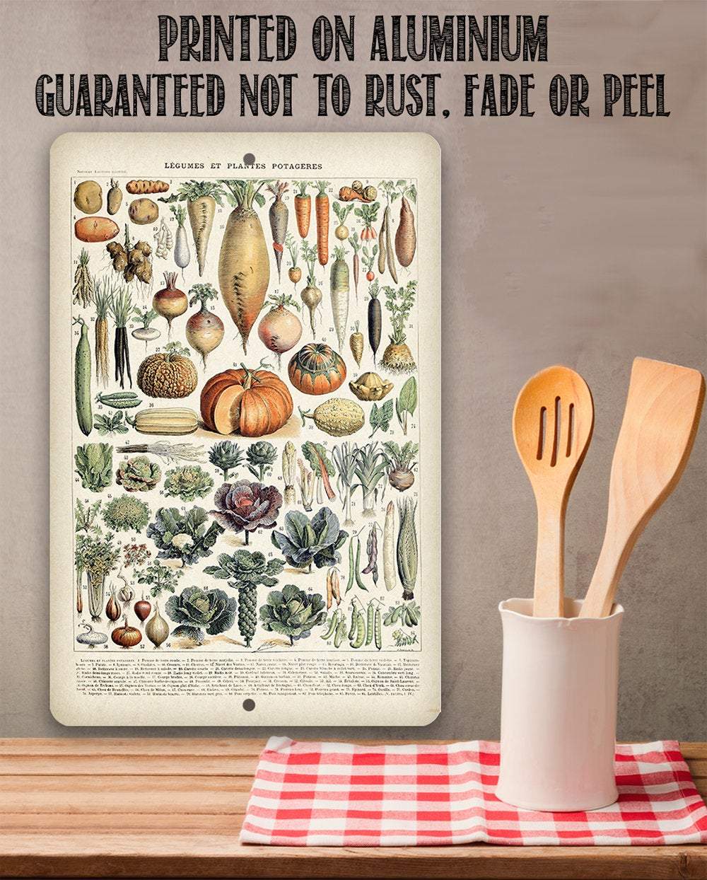 Legumes - Metal Sign