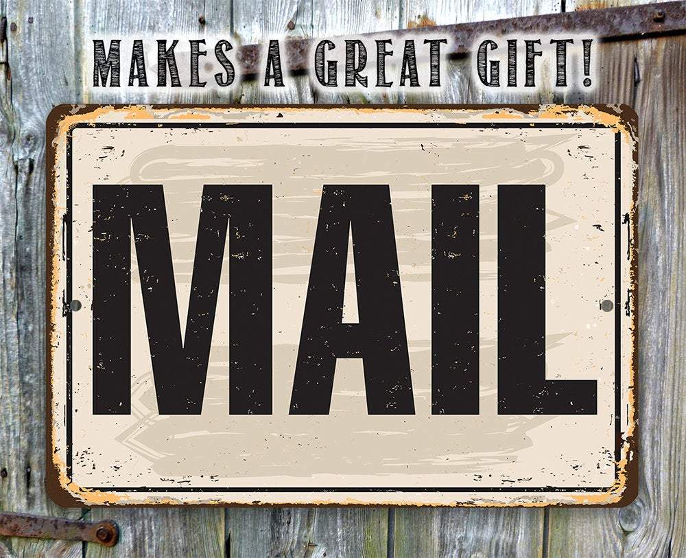 Mail - Metal Sign