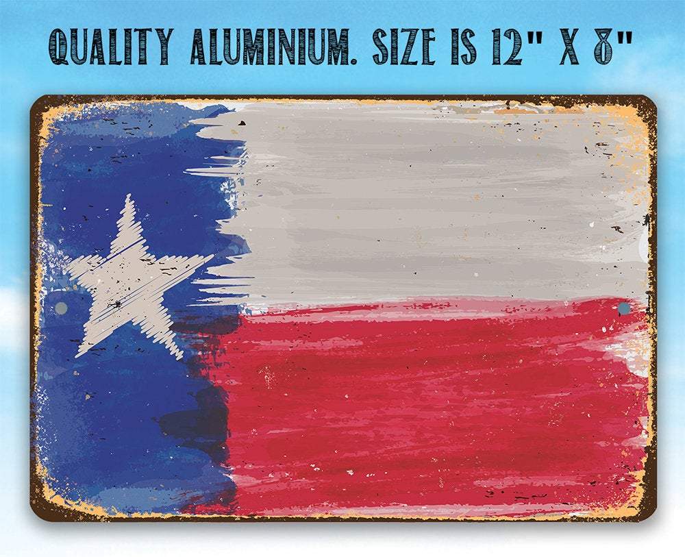 Texas Flag - Metal Sign