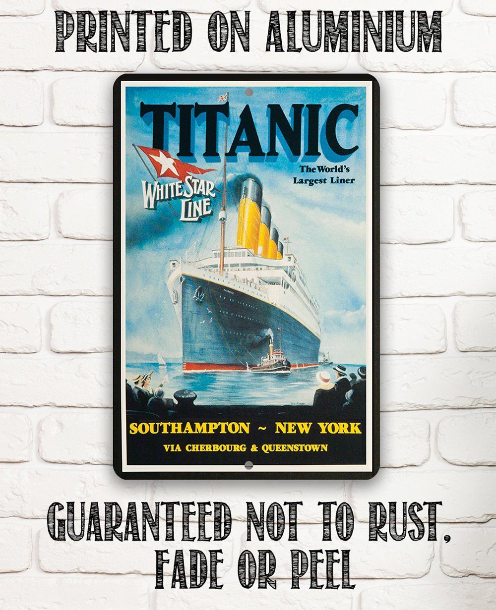 Titanic Poster - Metal Sign