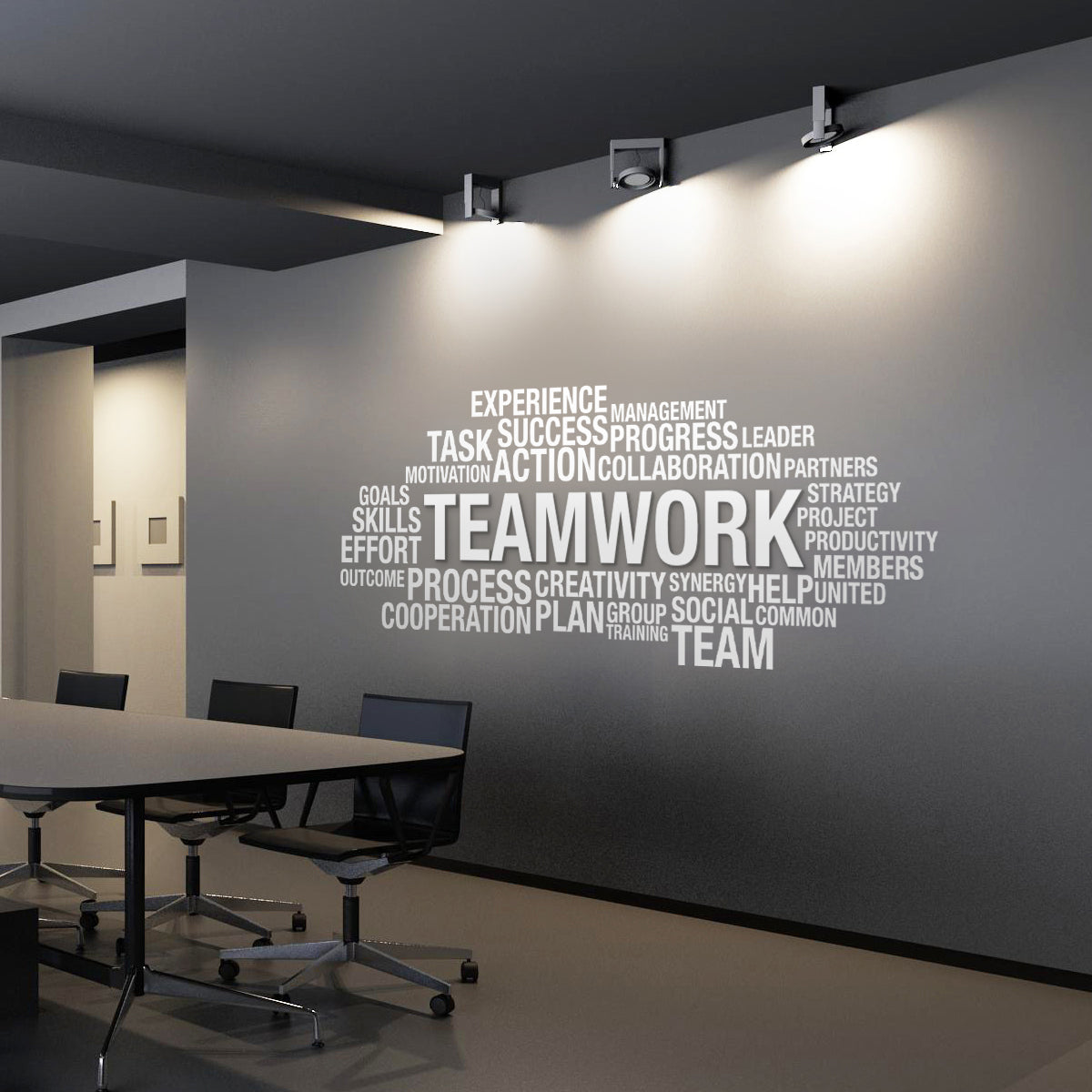 Team Work 3D Office Wall Decor-1