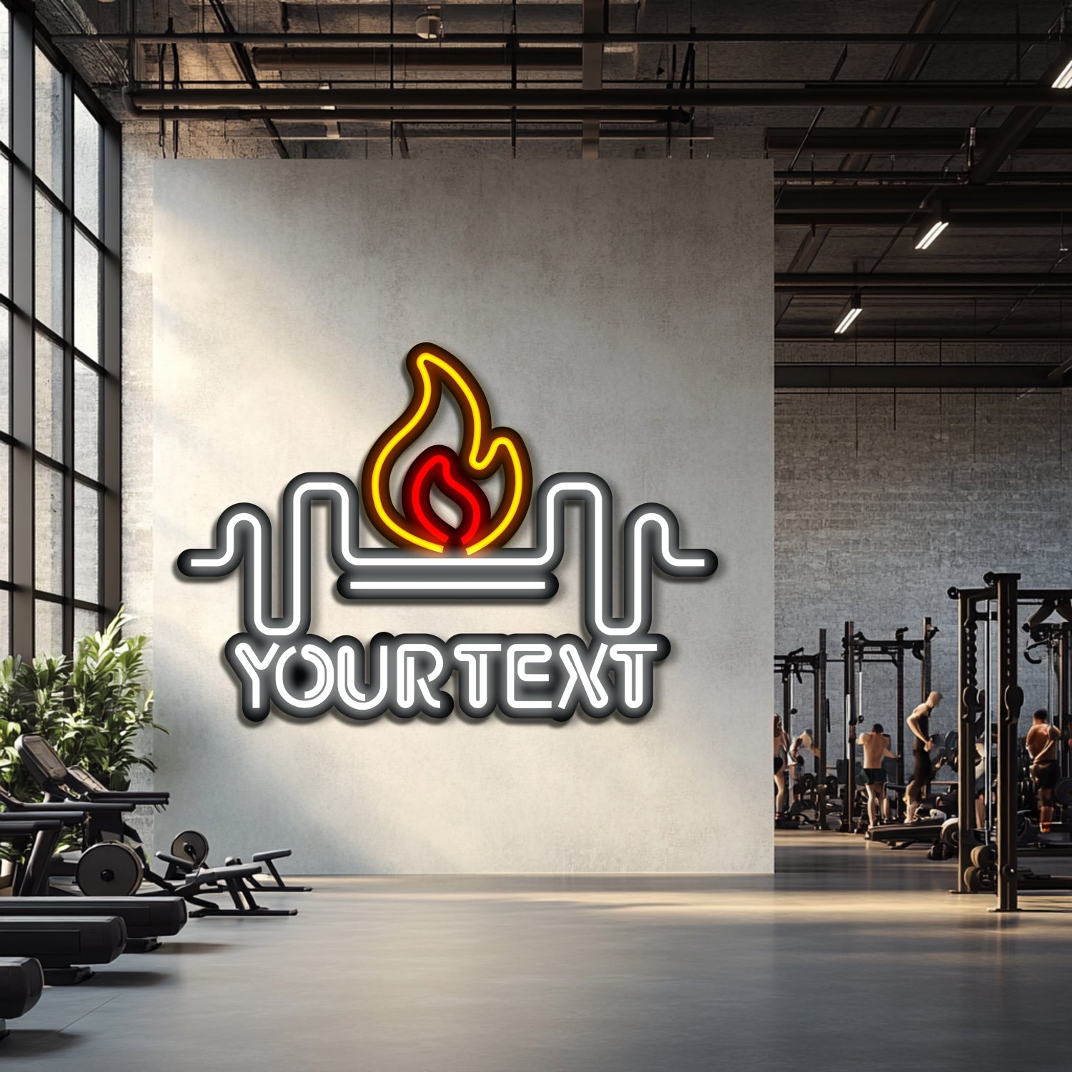 Custom GYM Metal Neon Wall Art- LN0221