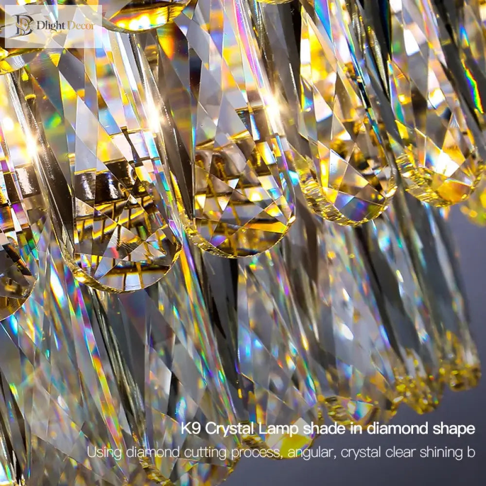 Modern Crystal Chandelier | Bedroom & Bedside Lighting