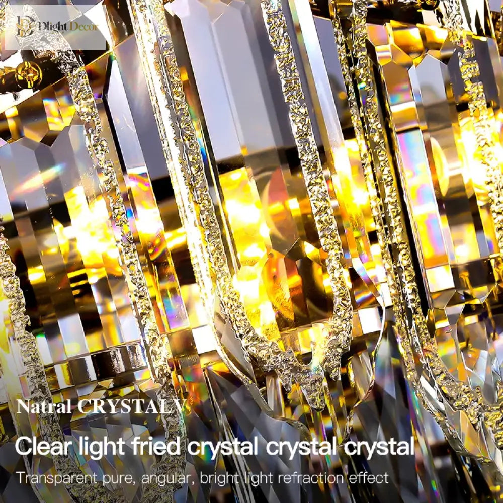 Modern Crystal Chandelier | Bedroom & Bedside Lighting