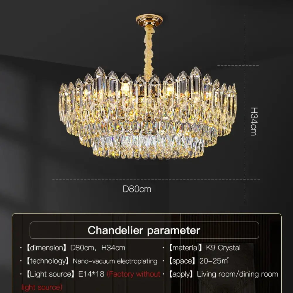 Modern Crystal Chandelier | Bedroom & Bedside Lighting