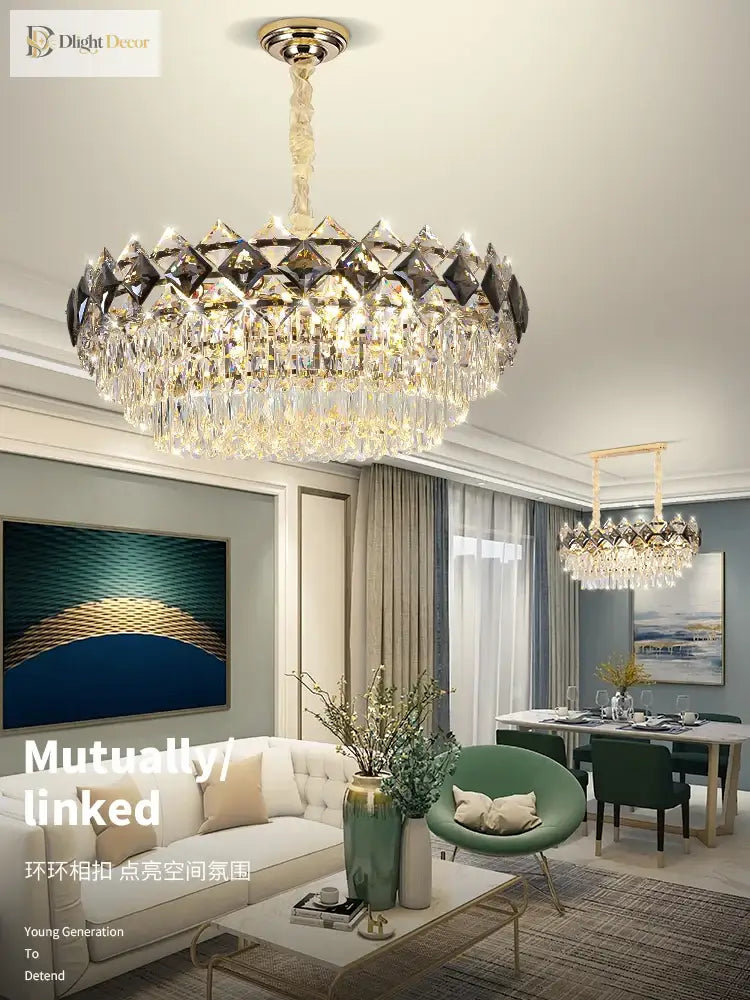 Modern Crystal Chandelier | Modern Dining Room Home Lighting