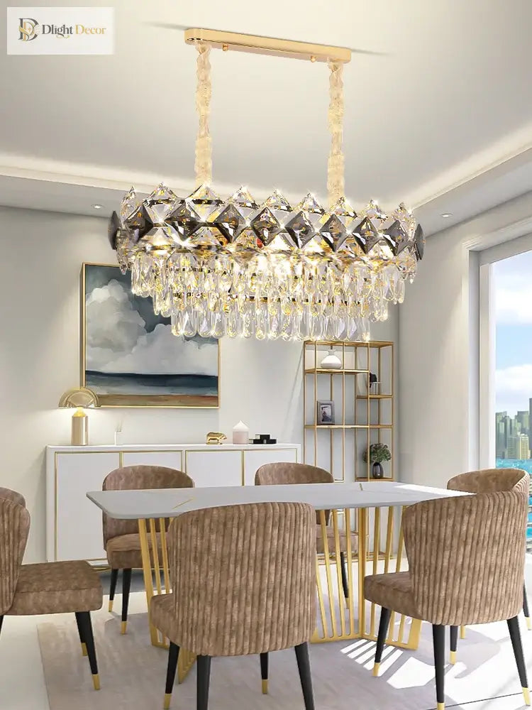 Modern Crystal Chandelier | Modern Dining Room Home Lighting
