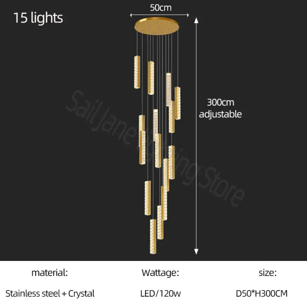Modern Crystal Chandelier | Modern Hotel & Villa Lighting