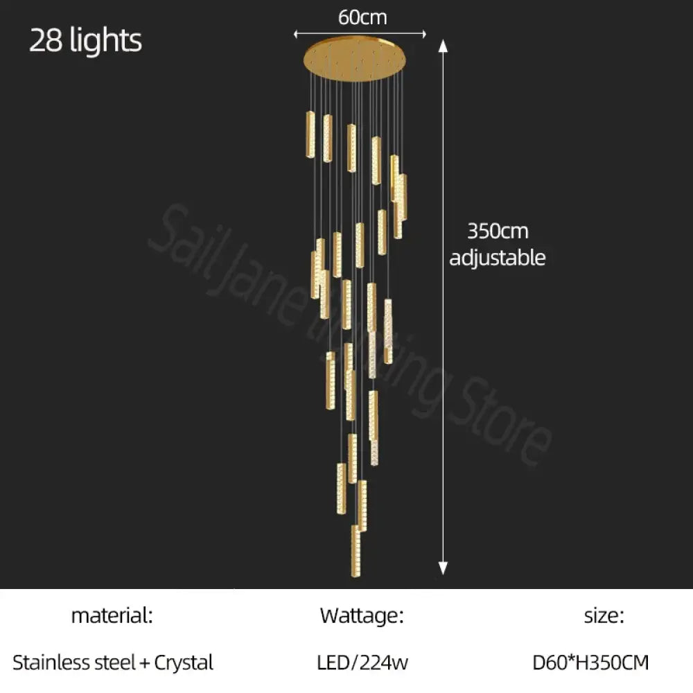 Modern Crystal Chandelier | Modern Hotel & Villa Lighting