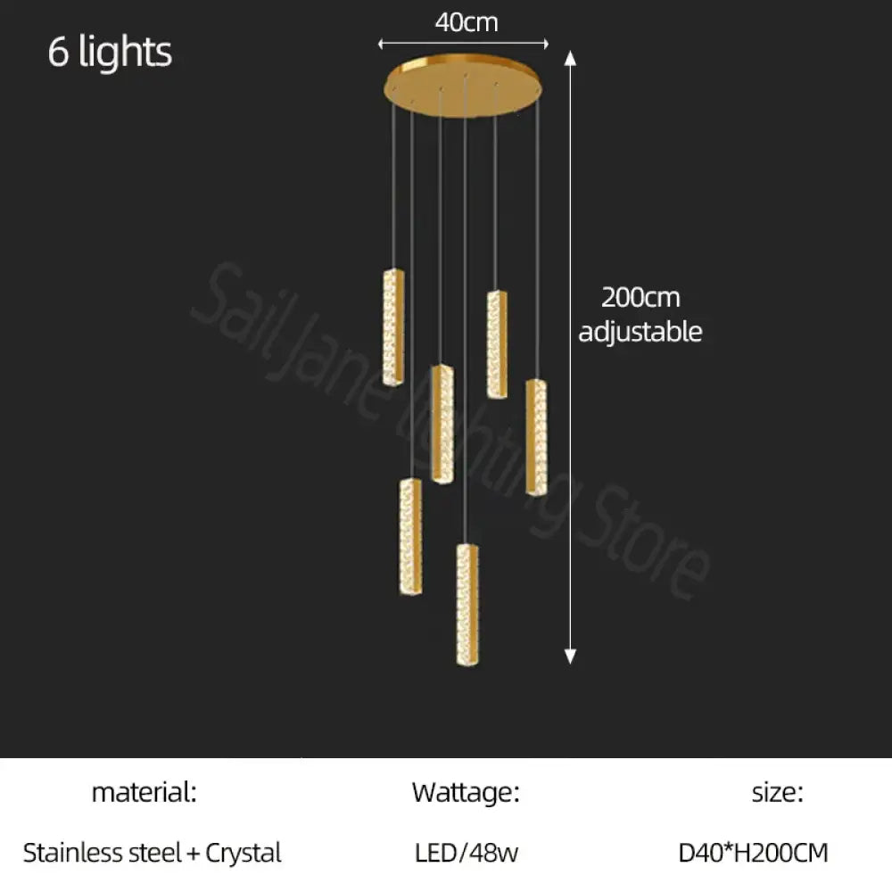 Modern Crystal Chandelier | Modern Hotel & Villa Lighting