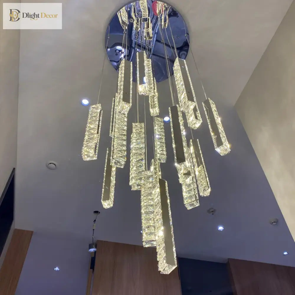 Modern Crystal Chandelier | Modern Hotel & Villa Lighting