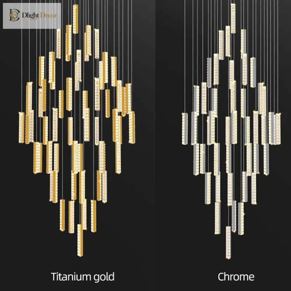 Modern Crystal Chandelier | Modern Hotel & Villa Lighting