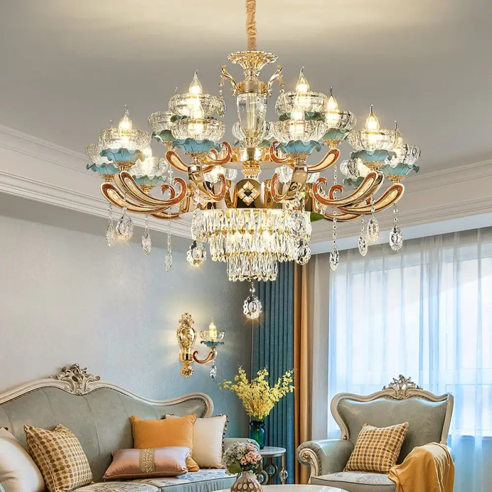 Modern Crystal European Chandelier | Dining Room Lighting