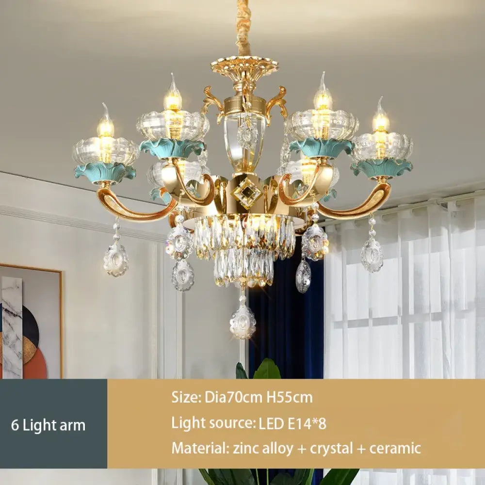 Modern Crystal European Chandelier | Dining Room Lighting